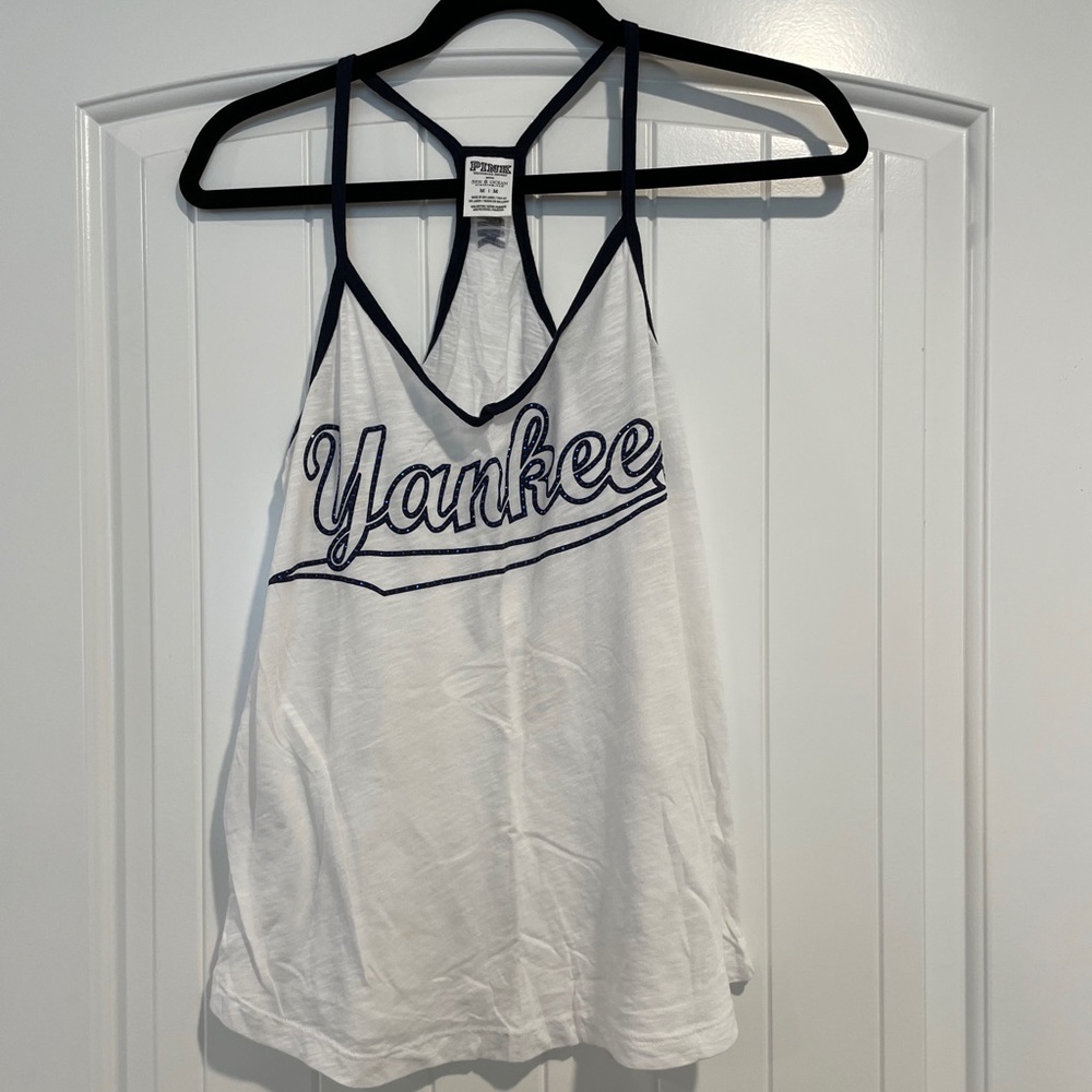 VS Pink Yankees Tank Top